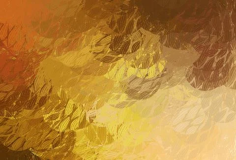 Light Orange vector background with abstract shapes. Stock Illustration