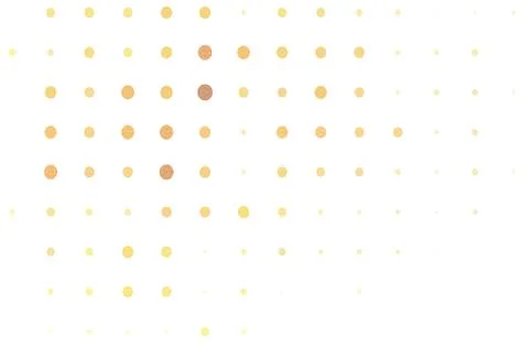 Light Orange vector background with bubbles. Illustrazione stock