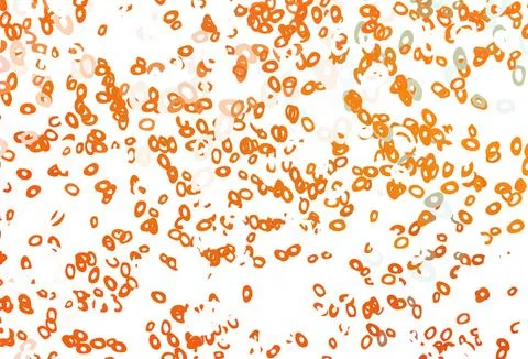 Light Orange vector background with bubbles. 스톡 일러스트