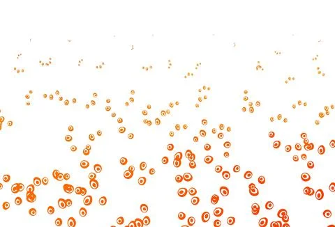Light Orange vector background with bubbles. 스톡 일러스트