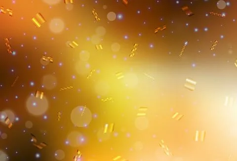 Light Orange vector background with bubbles. 스톡 일러스트
