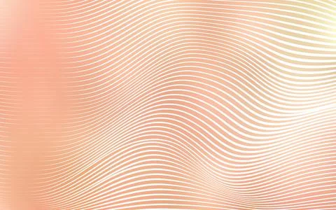 Light Orange vector background with curved ribbons. Modern gradient abstract  Illustrazione stock