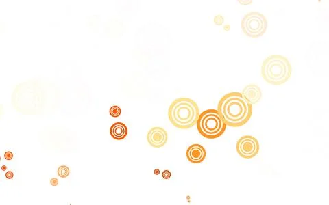 Light Orange vector background with spots. Stock Illustration