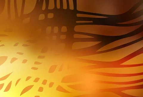 Light Orange vector blurred and colored pattern. Stock Illustration
