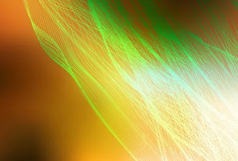 Light Orange vector blurred shine abstract background. Stock Illustration