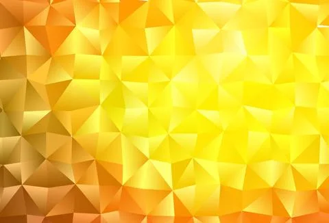 Light Orange vector blurry triangle pattern. 스톡 일러스트