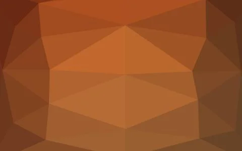 Light Orange vector blurry triangle pattern. Illustrazione stock