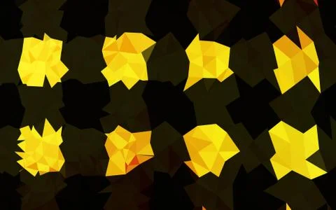 Light Orange vector blurry triangle pattern. Illustrazione stock