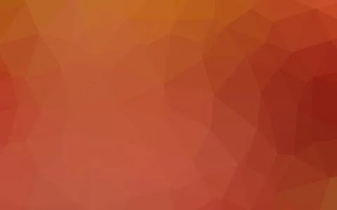 Light Orange vector blurry triangle pattern. Stock Illustration