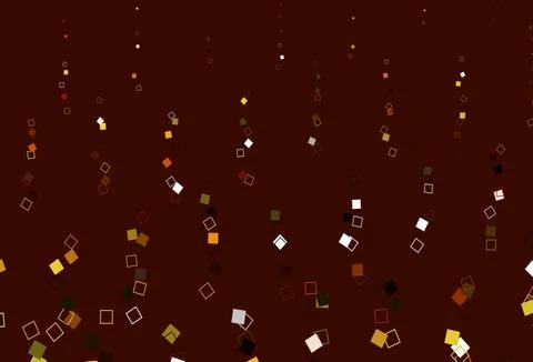 Light Orange vector cover with polygonal style. Illustrazione stock