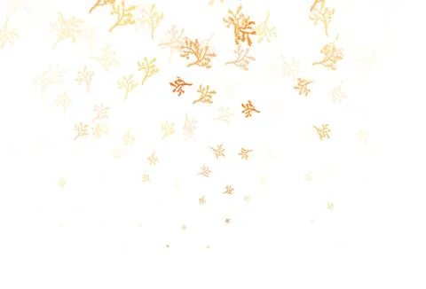 Light Orange vector elegant pattern with sakura. Stock Illustration