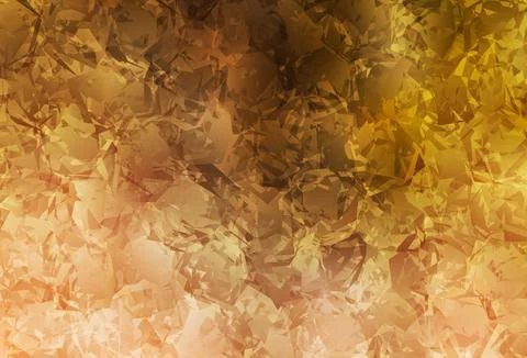 Light Orange vector elegant pattern with roses, flowers. Stock Illustration