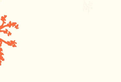 Light Orange vector elegant pattern with sakura. Stock Illustration
