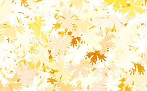 Light Orange vector elegant pattern with trees, branches. Illustrazione stock