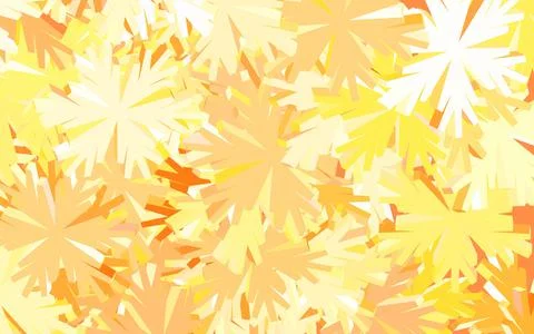 Light Orange vector elegant pattern with trees, branches. Stock Illustration