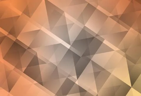 Light Orange vector gradient triangles pattern. イラスト素材