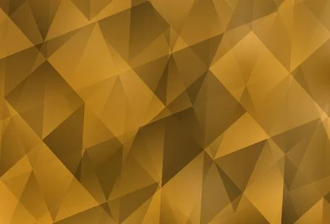 Light Orange vector gradient triangles pattern. 库存插图