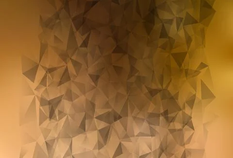 Light Orange vector gradient triangles pattern. 스톡 일러스트