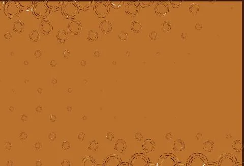 Light orange vector layout with circle shapes. Stock Illustration