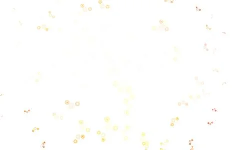 Light Orange vector layout with circle shapes. Illustrazione stock