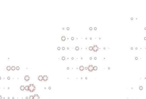 Light Orange vector layout with circle shapes. Illustrazione stock