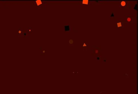 Light Orange vector layout with circles, lines, rectangles. Illustrazione stock