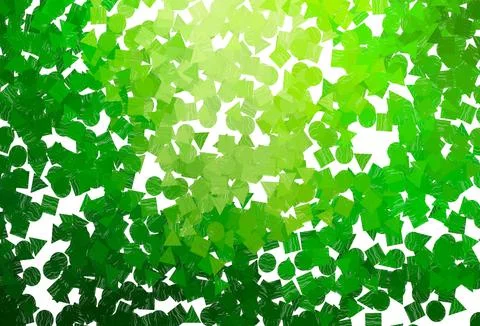 Light  orange vector layout with circles, lines, rectangles. Stock Illustration