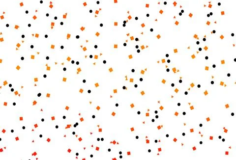 Light Orange vector layout with circles, lines, rectangles. Illustrazione stock