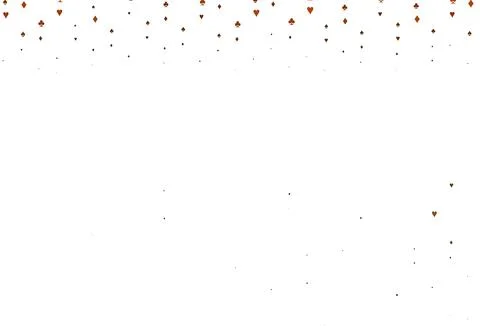 Light Orange vector layout with elements of cards. 스톡 일러스트