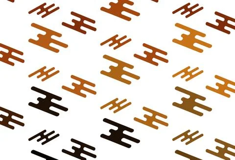 Light Orange vector layout with flat lines. イラスト素材