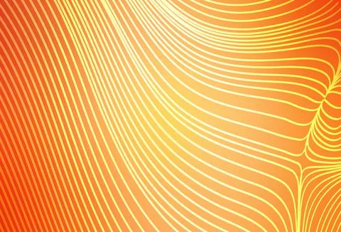 Light Orange vector layout with flat lines. Stock Illustration
