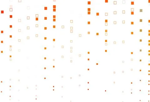 Light Orange vector layout with rectangles, squares. 스톡 일러스트
