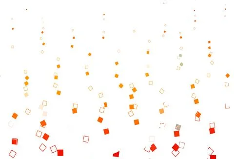 Light Orange vector layout with rectangles, squares. Stock Illustration