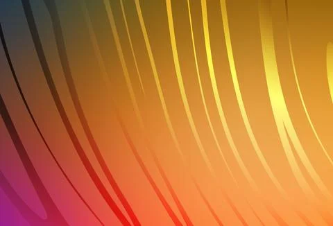 Light Orange vector layout with wry lines. Stock Illustration