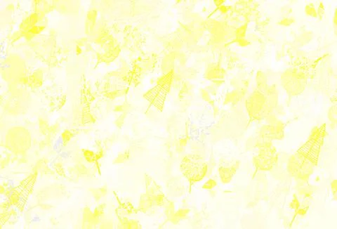 Light Orange vector natural pattern with trees, branches. 스톡 일러스트