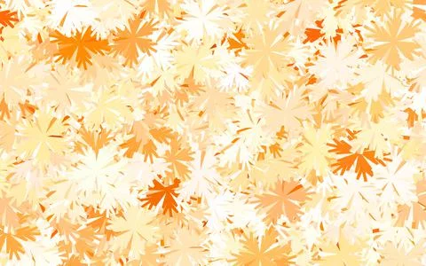 Light Orange vector natural pattern with trees, branches. Stockillustratie