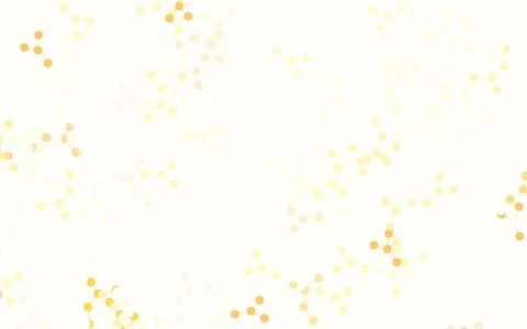 Light Orange vector pattern with artificial intelligence network. Stock Illustration