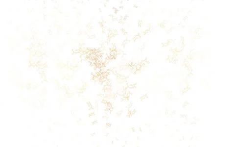 Light Orange vector pattern with artificial intelligence network. イラスト素材