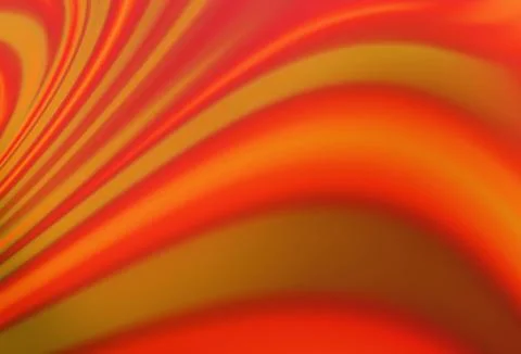 Light Orange vector pattern with bubble shapes. Stock Illustration