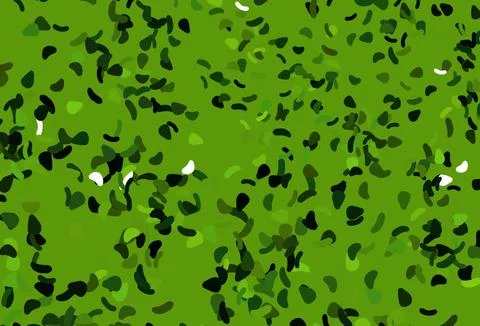 Light Orange vector pattern with chaotic shapes. Stock Illustration