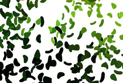 Light Orange vector pattern with chaotic shapes. Stock Illustration