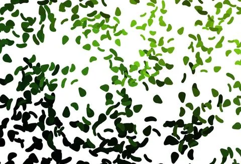 Light Orange vector pattern with chaotic shapes. Stock Illustration