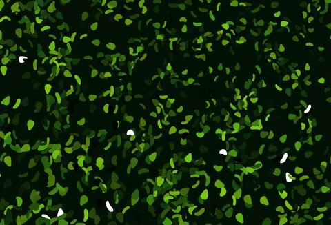 Light Orange vector pattern with chaotic shapes. Stock Illustration