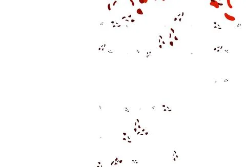 Light Orange vector pattern with chaotic shapes. Stock Illustration