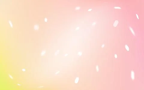 Light Orange vector pattern with christmas snowflakes. Stock Illustration