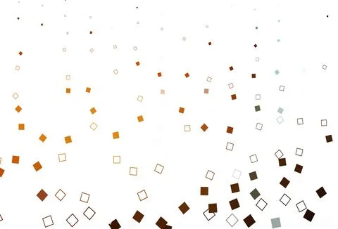Light Orange vector pattern with crystals, rectangles. 스톡 일러스트