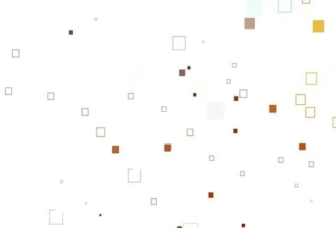 Light Orange vector pattern with crystals, rectangles. 스톡 일러스트