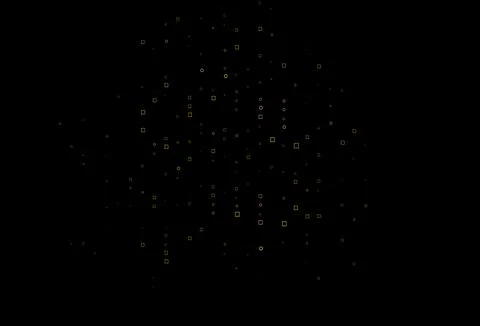 Light Orange vector pattern with crystals, rectangles. 库存插图