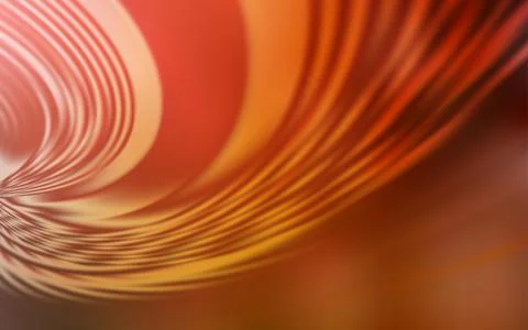 Light Orange vector pattern with curved lines. A sample with colorful lines,  스톡 일러스트