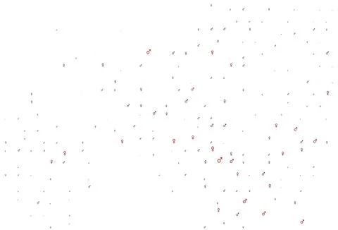 Light orange vector pattern with gender elements. Stock Illustration